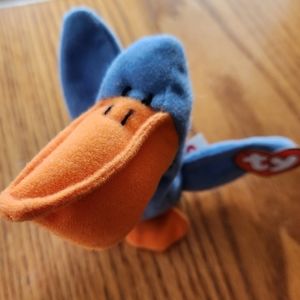 ORIGINAL TY TEENIE BEANIE BABIES SCOOP THE PELICAN 1993